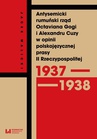 ebook Antysemicki rumuński rząd Octaviana Gogi i Alexandru Cuzy w opinii polskojęzycznej prasy II Rzeczypospolitej (1937–1938) - Jacek Walicki