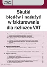 ebook Skutki błędów i nadużyć w fakturowaniu dla rozliczeń VAT - ANETA SZWĘCH