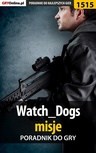 ebook Watch Dogs - misje - poradnik do gry - Jacek "Stranger" Hałas