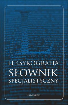 ebook Leksykografia - słownik specjalistyczny