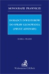 ebook Doradcy inwestorów do spraw głosowania (proxy advisors) - Izabela Prager LL.M.