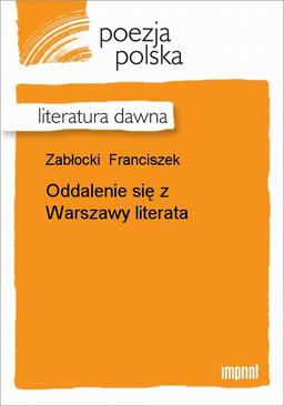 ebook Oddalenie Się Z Warszawy Literata