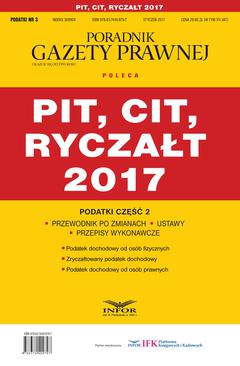 ebook Podatki cz.2 PIT, CIT, RYCZAŁT 2017