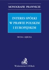 ebook Interes spółki w prawie polskim i europejskim - Iwona Gębusia