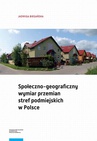 ebook Społeczno-geograficzny wymiar przemian stref podmiejskich w Polsce - Jadwiga Biegańska
