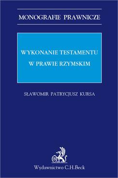 ebook Wykonanie testamentu w prawie rzymskim