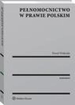 ebook Pełnomocnictwo w prawie polskim