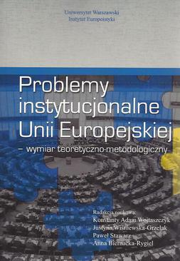 ebook Problemy instytucjonalne Unii Europejskiej