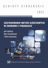 ebook Zastosowanie metod ilościowych w ekonomii i finansach 2022 - 