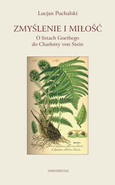 Okładka:Zmyślenie i miłość O listach Goethego do Charlotty von Stein 