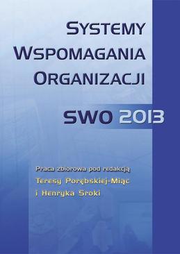 ebook Systemy wspomagania organizacji SWO 2013