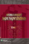 ebook Studia i Analizy Sądu Najwyższego. TOM I - Krzysztof Ślebzak