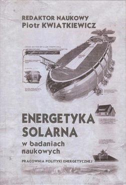 ebook Energetyka solarna w badaniach naukowych