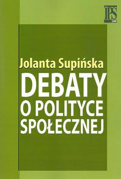 ebook Debaty o polityce społecznej