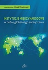 ebook Instytucje międzynarodowe w dobie globalnego zarządzania - 