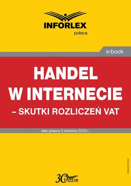 ebook Handel w Internecie - skutki rozliczeń VAT