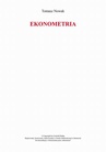ebook Ekonometria - Tomasz Nowak,Brunon R. Górecki
