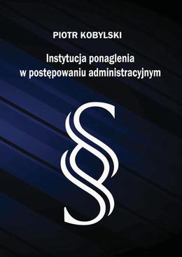 ebook Instytucja ponaglenia w postępowaniu administracyjnym