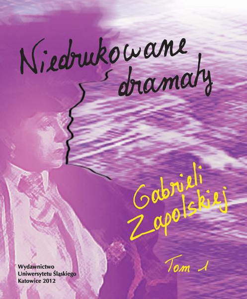 Okładka:Niedrukowane dramaty Gabrieli Zapolskiej. T. 1: „Nerwowa awantura” oraz „Pariasy”. T. 2: „Carewicz” i „Asystent” - 06 Nota wydawcy T. 2 
