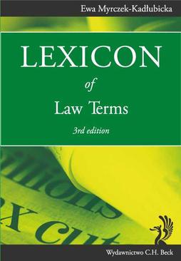 ebook Lexicon of Law Terms