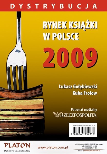 Okładka:Rynek książki w Polsce 2009. Dystrybucja 