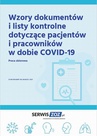 ebook Wzory dokumentów i listy kontrole dotyczące pacjentów i pracowników w dobie COVID-19 - praca zbiorowa