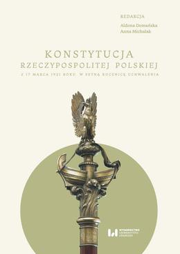 ebook Konstytucja Rzeczypospolitej z 17 marca 1921 r.