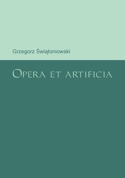 ebook Opera et artificia