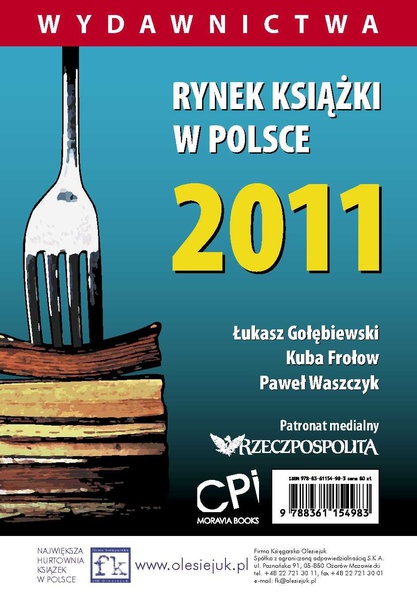 Okładka:Rynek książki w Polsce 2011. Wydawnictwa 