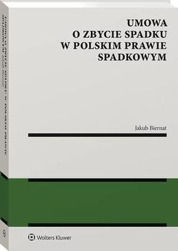 ebook Umowa o zbycie spadku w polskim prawie spadkowym