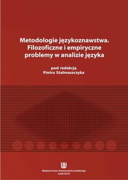 ebook Metodologie językoznawstwa. Filozoficzne i empiryczne problemy w analizie języka