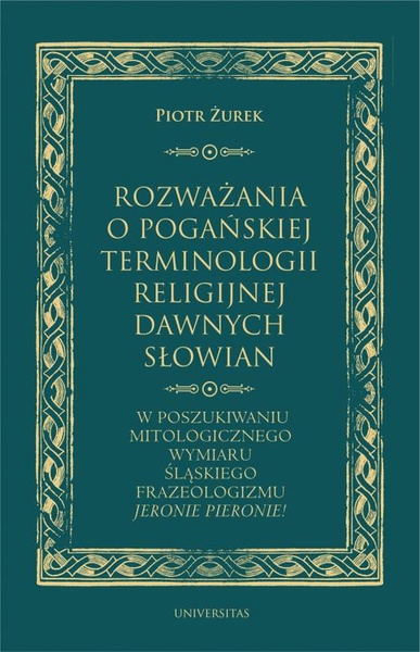 Okładka:Rozważania o pogańskiej terminologii religijnej dawnych Słowian 