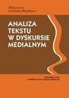 ebook Analiza tekstu w dyskursie medialnym - Małgorzata Lisowska-Magdziarz