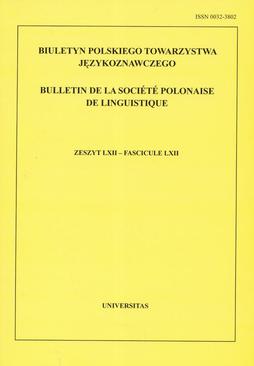 ebook Biuletyn Polskiego Towarzystwa Językoznawczego. Zeszyt LXIX
