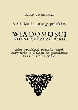 ebook Z historii prasy polskiej