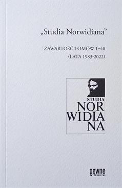 ebook „Studia Norwidiana”. Zawartość tomów 1-40 (lata 1983-2022)