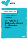 ebook Jana Hermana z Neydenburku Ziemianin albo Gospodarz inflandski - Johann Herman Neidenburg