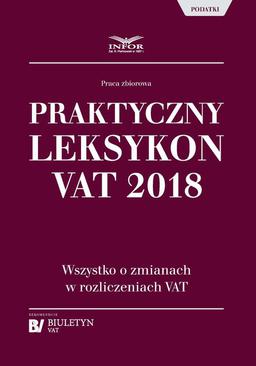 ebook Praktyczny leksykon VAT 2018