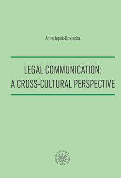 ebook Legal Communication : A Cross-Cultural Perspective