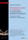 ebook Wewnętrzny nadzór korporacyjny w publicznych spółkach akcyjnych na gruncie prawa polskiego i niemieckiego - Agnieszka Poteralska