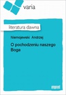 ebook O Pochodzeniu Naszego Boga - Andrzej Niemojewski