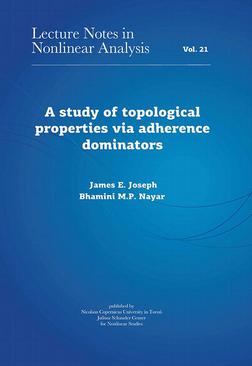 ebook A study of topological properties via adherence dominators