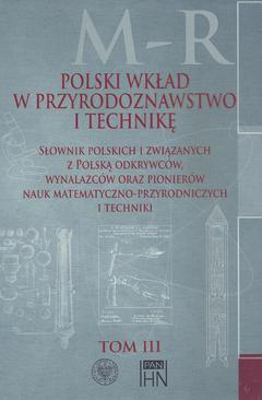 ebook Polski wkład w przyrodoznawstwo i technikę. Tom 3 M-R