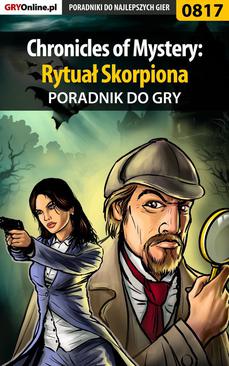 ebook Chronicles of Mystery: Rytuał Skorpiona - poradnik do gry