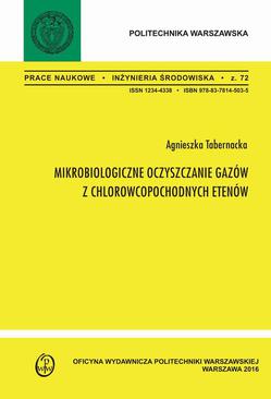 ebook Mikrobiologiczne oczyszczanie gazów z chlorowcopochodnych etenów