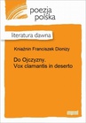 ebook Do Ojczyzny. Vox clamantis in deserto - Dionizy Franciszek Kniaźnin
