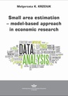 ebook Small area estimation ‒ model-based approach in economic research - Małgorzata K. Krzciuk